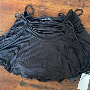 Katie J NYC Black Casual Skirt